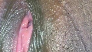 pink pussy close Up masturbation!!! *so much cum*