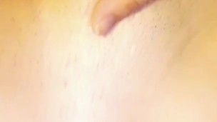 Innocent looking teen fingers herself