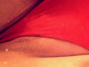 Teasing my fat pussy