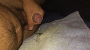 Huge cumshot slow motion