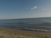 trailrer- pissing on the beach