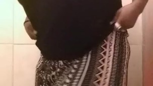 EBONY BBW SLIPPERY OIL SHOW PART 1/3