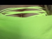 Curvy blonde with wet pussy striptease 3/16