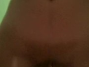 Masturbándome con un cepillo de cabello