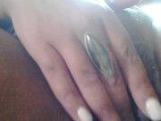 Rubbing my very very wet pussy for you
