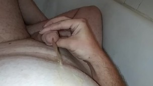 Pissing on my chest