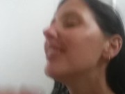 sneaky bathroom blowy x