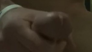 Slow motion cum pumping from a big horny dick