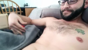 stroking it