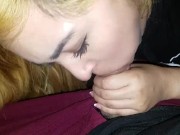Teen girl licking and sucking cock 16/16