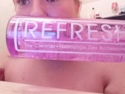 Prepping and Using My New Dildo 3/16