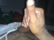 I wasn't hard. But this was just a test