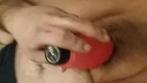Analplug und Mastrubator, männliche Selbstbefriedigung