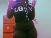 Sexy ebony bbw vibing Nude 3/16
