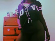 Sexy ebony bbw vibing Nude 7/16