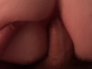 Teens first Anal DP with dick and dildo creampie and gape 6/16