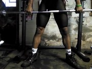 Deadlifts from the front 4/16