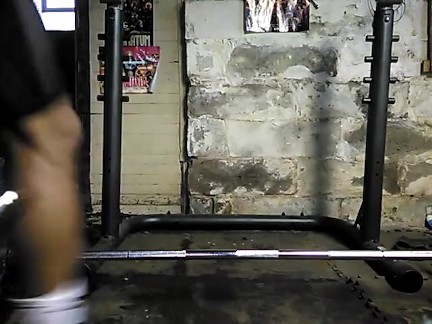 Deadlifts from the front
