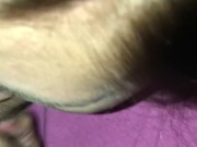 Putting his cock in my throat 4/16