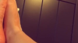 My feet your balls