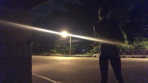 Butt Naked in the Street (TS PublicPrincess)