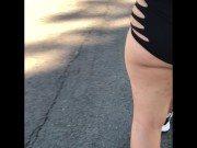 A day out with wife in booty shorts 7/16