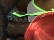 Finally got Little stepsister  home alone 4/16