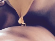 Sexy girl with a huge booty bouncing it at the beach 11/16