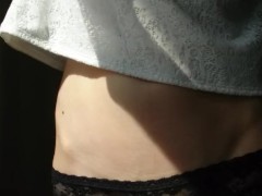 Cum all over me? || Alena teasingly shows herself off