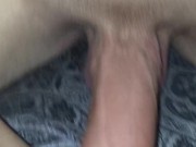 LATINA STEPSIS PLAYS WITH MY COCK CLOSE UP POV