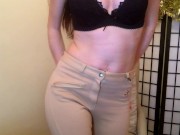 Hot Brunette with Peachy Ass in Jodhpurs 2/16