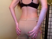 Hot Brunette with Peachy Ass in Jodhpurs 8/16