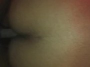 Ebony Bbw throws ass back on black dick 13/16