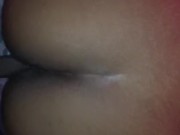 Ebony Bbw throws ass back on black dick 4/16