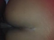 Ebony Bbw throws ass back on black dick 6/16