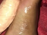 Thick Cock Rubbing Foot
