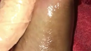 Thick Cock Rubbing Foot