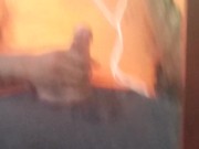 jacking off out side