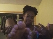Ebony goddess foot teases 5/16