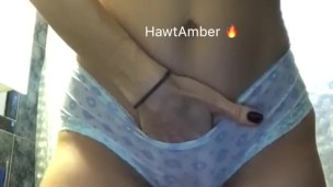 Hot Mom Shows Off Her Sexy Panties in Bathroom