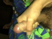 Horny step son records himself busting a huge load slowing coming out 12/16