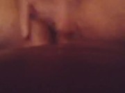 Making her pussy cum with my hands