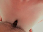 Titfuck Quickie | Cum on Ginger Large Natural Breast Sperm Rubbing Boobs 1/16