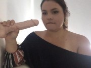 BJoi (Blowjob JOI) From a Chaturbate Webcam Private Show! Big Dildo 1/16