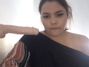 BJoi (Blowjob JOI) From a Chaturbate Webcam Private Show! Big Dildo 15/16
