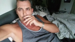 CELEBRITY DILF CORY BERNSTEIN SMOKING, JERKING OFF, ANAL, CUM