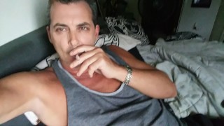 CELEBRITY DILF CORY BERNSTEIN SMOKING, JERKING OFF, ANAL, CUM
