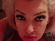 Housewife takes mouthful of cum 1/16