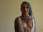 Inked subslut Orion Starr tormented before intense hammering 2/16