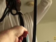 Inked subslut Orion Starr tormented before intense hammering 7/16